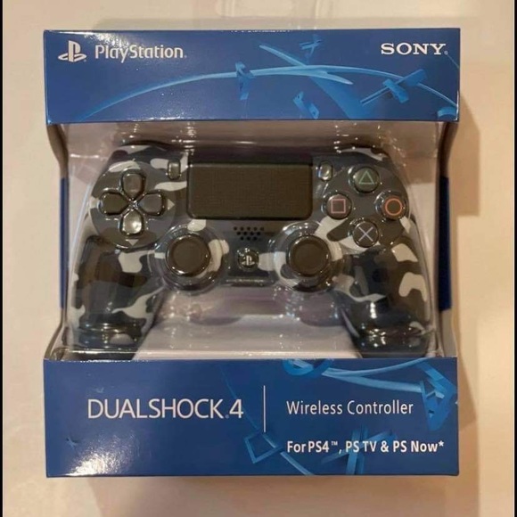 Blue Camo PS4 Controller